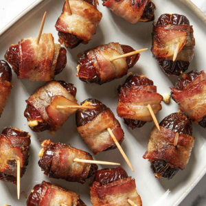 2 dz bacon wrapped dates