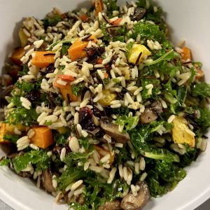 Roasted Fall Squash & Wild Rice